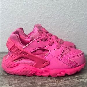 Nike Huarache Run University Pink 704950-607 Toddler Size 7